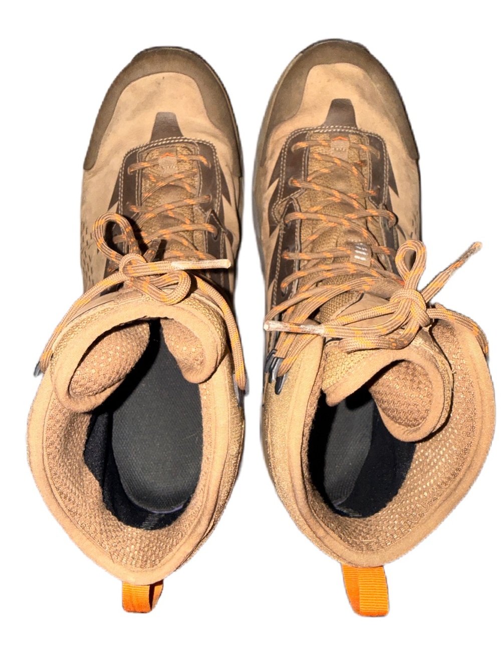 HOKA Kaha GTX Brown Tan Hiking Boots Gore-Tex Vibram Lightweight Support Size 12 - Picture 6 of 11
